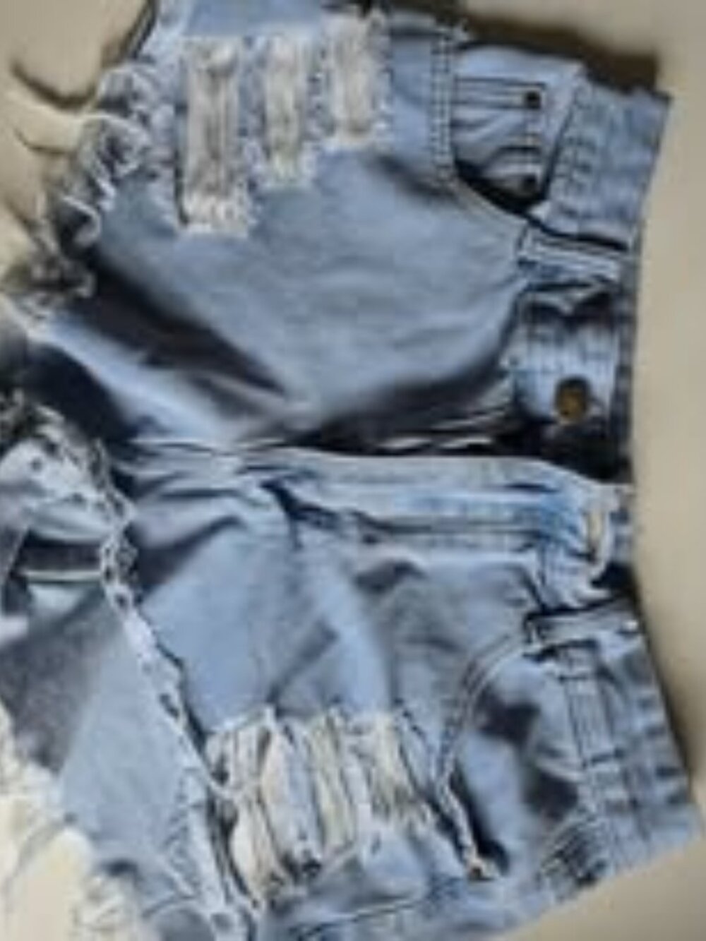 SHEIN Distressed Denim Shorts